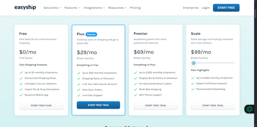 Pricing Plan